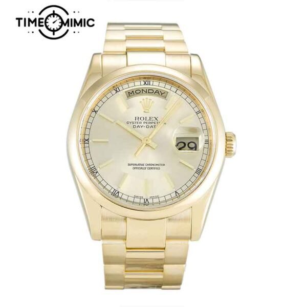 Supper replica Rolex Day-Date 118208-36mm Fake Watches clone