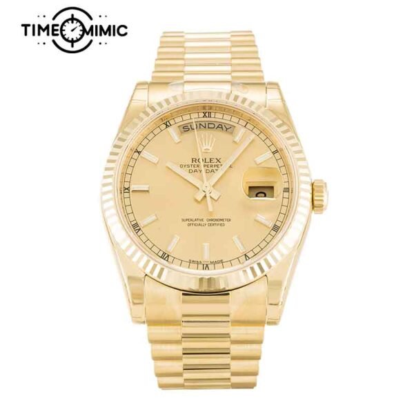 Supper replica Rolex Day-Date 118238-36mm Fake Watches clone
