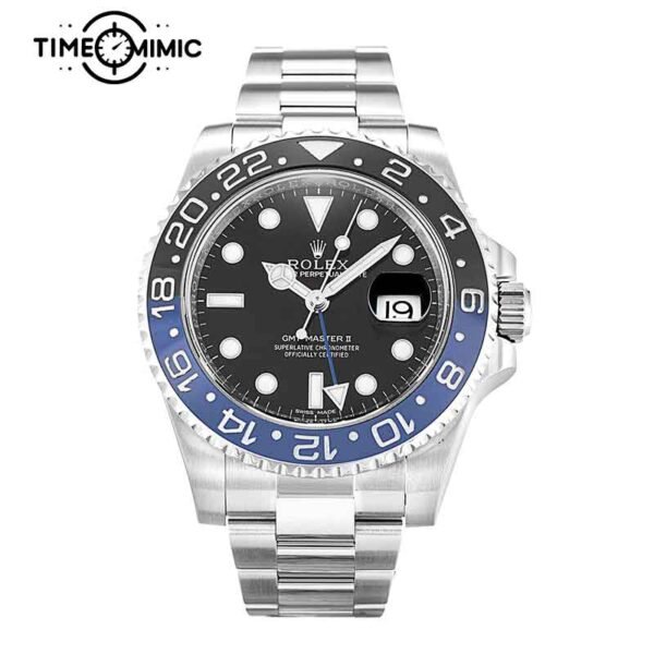 Supper replica Rolex GMT Master II 116710 BLNR-40mm Fake Watches clone