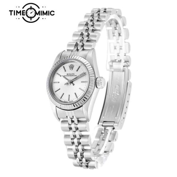 Supper replica Rolex Lady Oyster Perpetual 67194-24mm Fake Watches clone - Image 2
