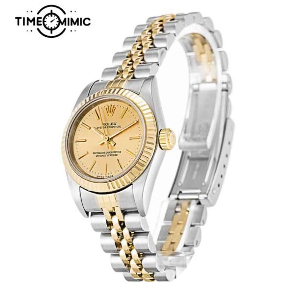 Supper replica Rolex Lady Oyster Perpetual 76193-24mm Fake Watches clone - Image 2