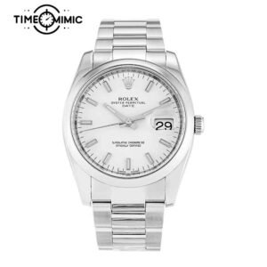 Supper replica Rolex Oyster Perpetual Date 115200-34mm Fake Watches clone
