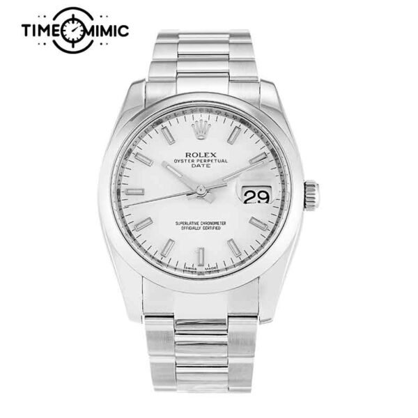Supper replica Rolex Oyster Perpetual Date 115200-34mm Fake Watches clone