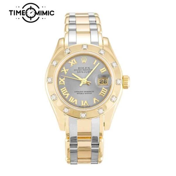 Supper replica Rolex Pearlmaster 80318-28mm Fake Watches clone