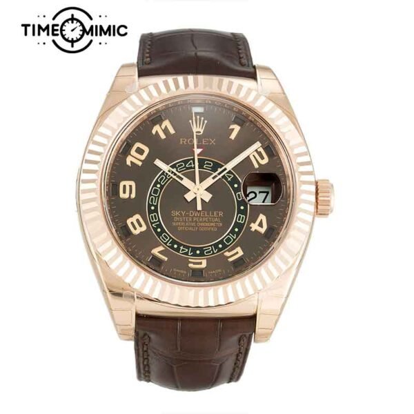Supper replica Rolex Sky-Dweller 326135-42mm Fake Watches clone
