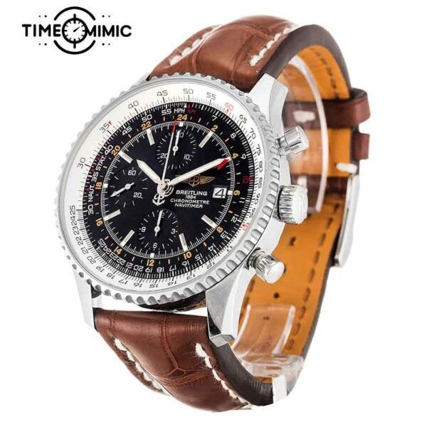 Supper replica Breitling Navitimer World A24322-46mm Fake Watches clone - Image 2