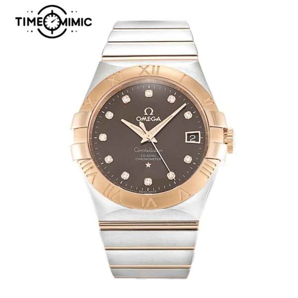Supper replica Omega Constellation Chronometer 123.20.35.20.63.001-35mm Fake Watches clone