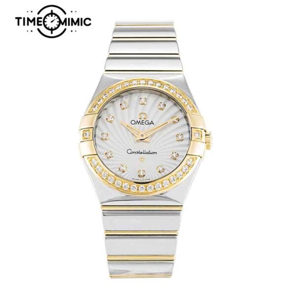 Supper replica Omega Constellation Ladies 123.25.27.60.55.008-27mm Fake Watches clone