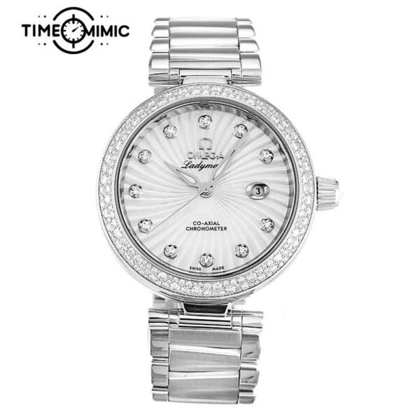 Supper replica Omega De Ville Ladymatic 425.35.34.20.55.001-34mm Fake Watches clone
