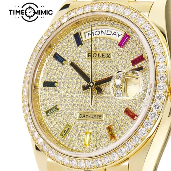 Supper replica Rolex Day-Date 128348RBR-36mm Fake Watches clone - Image 3