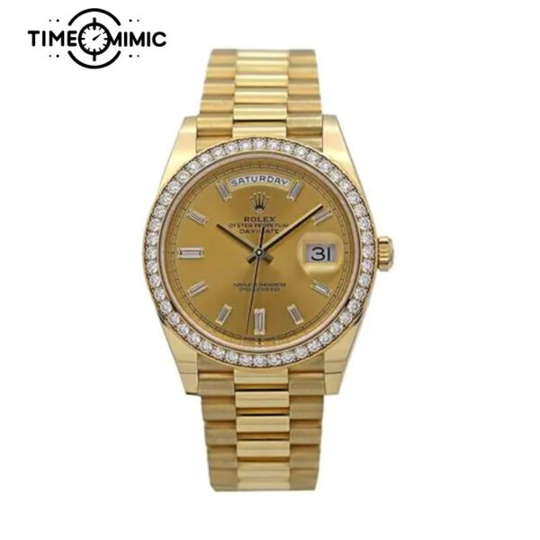 Supper replica Rolex Day-Date 228348RBR-40mm Fake Watches clone