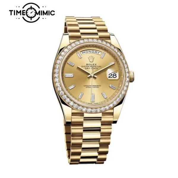 Supper replica Rolex Day-Date 228348RBR-40mm Fake Watches clone - Image 2