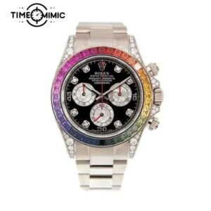 Supper replica Rolex Daytona 116599RBOW Diamond Rainbow-40mm Fake Watches clone