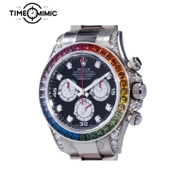 Supper replica Rolex Daytona 116599RBOW Diamond Rainbow-40mm Fake Watches clone - Image 2