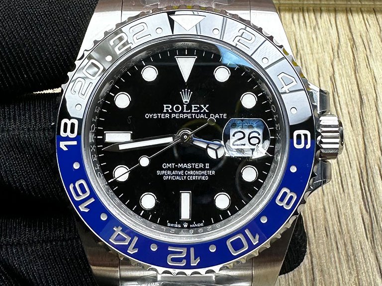 Rolex clone 1:1 GMT Master 2 batman super clone Watch-high quality replica watch