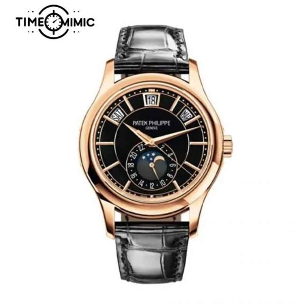 Super replica Patek Philippe Complications 5205R-010 40mm Black Dial Fake Watches clone