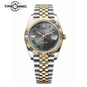 Supper replica Rolex Datejust 126333-41mm Grey Dial Fake Watches clone