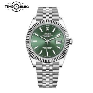 Supper replica Rolex Datejust 126334-41mm Green Dial Fake Watches clone