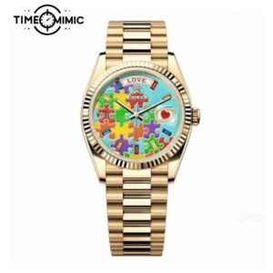 Supper replica Rolex Day-Date 128238-36mm Fake Watches clone