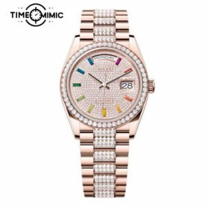 Supper replica Rolex Day-Date 128345RBR-36mm Fake Watches clone