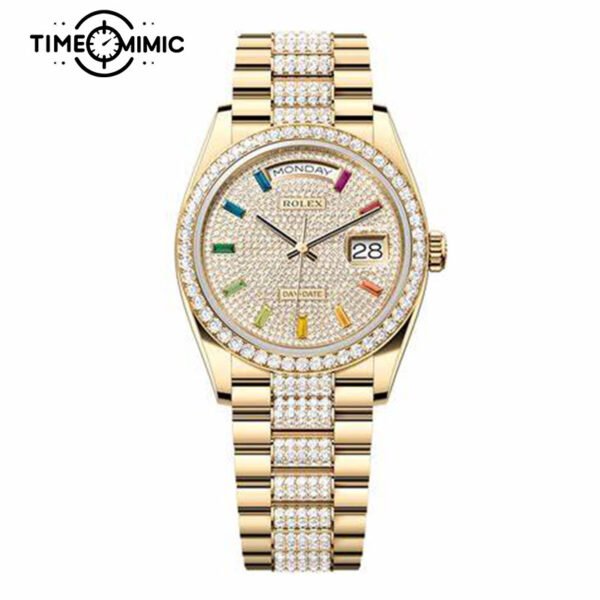 Supper replica Rolex Day-Date 128348RBR-36mm Fake Watches clone