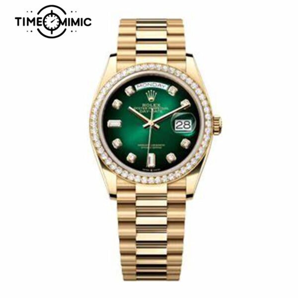 Supper replica Rolex Day-Date 128348RBR-36mm Fake Watches clone