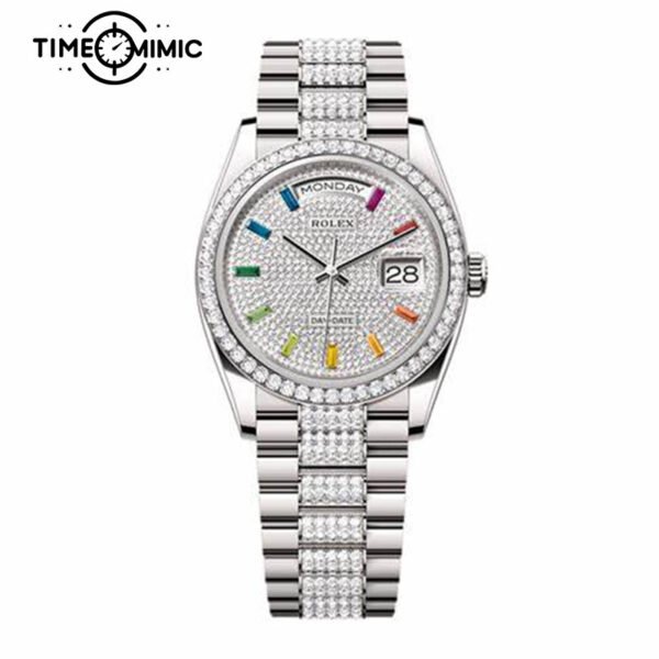 Supper replica Rolex Day-Date 128349RBR-36mm Fake Watches clone