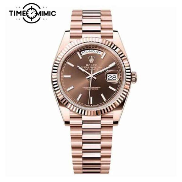 Supper replica Rolex Day-Date 228235-40mm Fake Watches clone