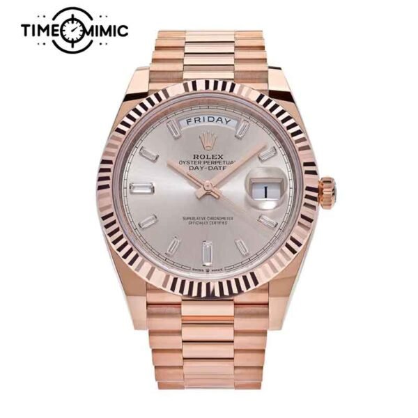 Supper replica Rolex Day-Date 228235-40mm Fake Watches clone