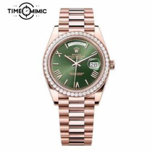 Supper replica Rolex Day-Date 228345-40mm Fake Watches clone