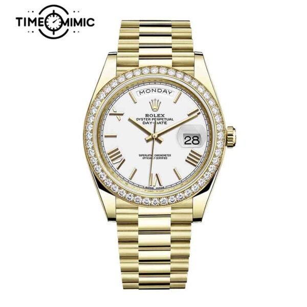 Supper replica Rolex Day-Date 228348RBR-40mm Fake Watches clone