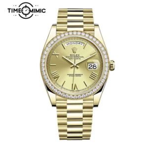 Supper replica Rolex Day-Date 228348RBR-40mm Fake Watches clone