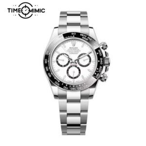 Supper replica Rolex Daytona Panda 126500-40mm White Dial Fake Watches clone
