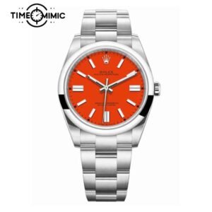 Replica Rolex Oyster Perpetual Red 124300-41mm Fake Watch clone