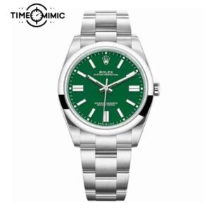 Replica Rolex Oyster Perpetual Green 124300-41mm Fake Watch clone