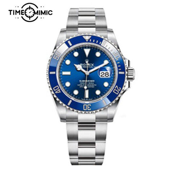 Supper replica Rolex Submariner 116619LB-40mm Blue Dial Fake Watches clone