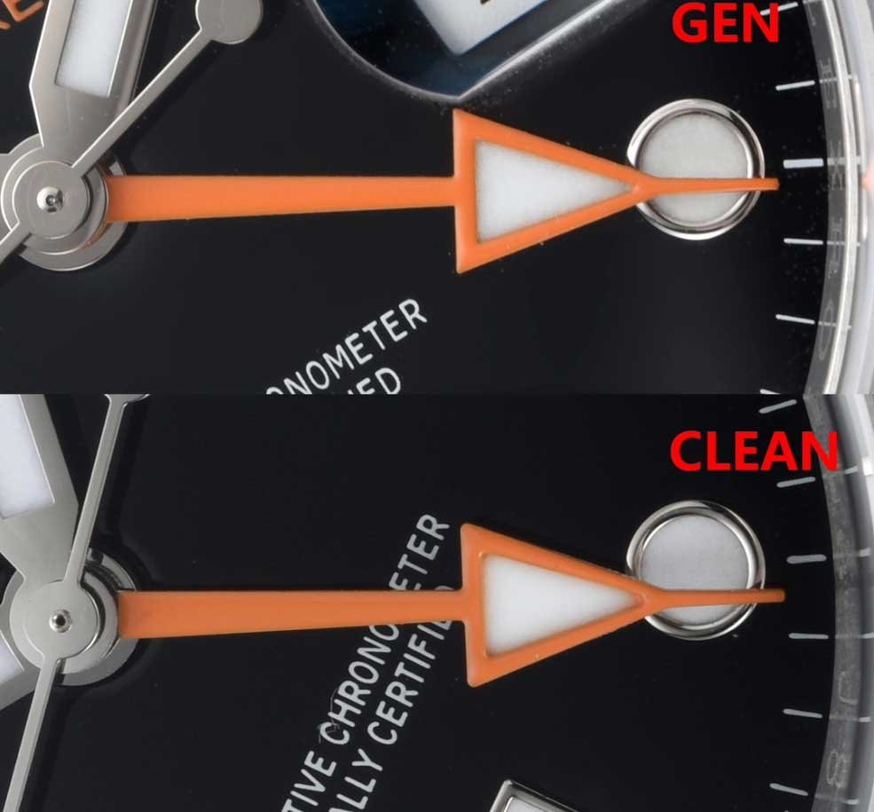 Clean Factory Rolex Explorer II 226570 Black Dial Review vs. Genuine 24-Hour GMT Hand Comparison picture
