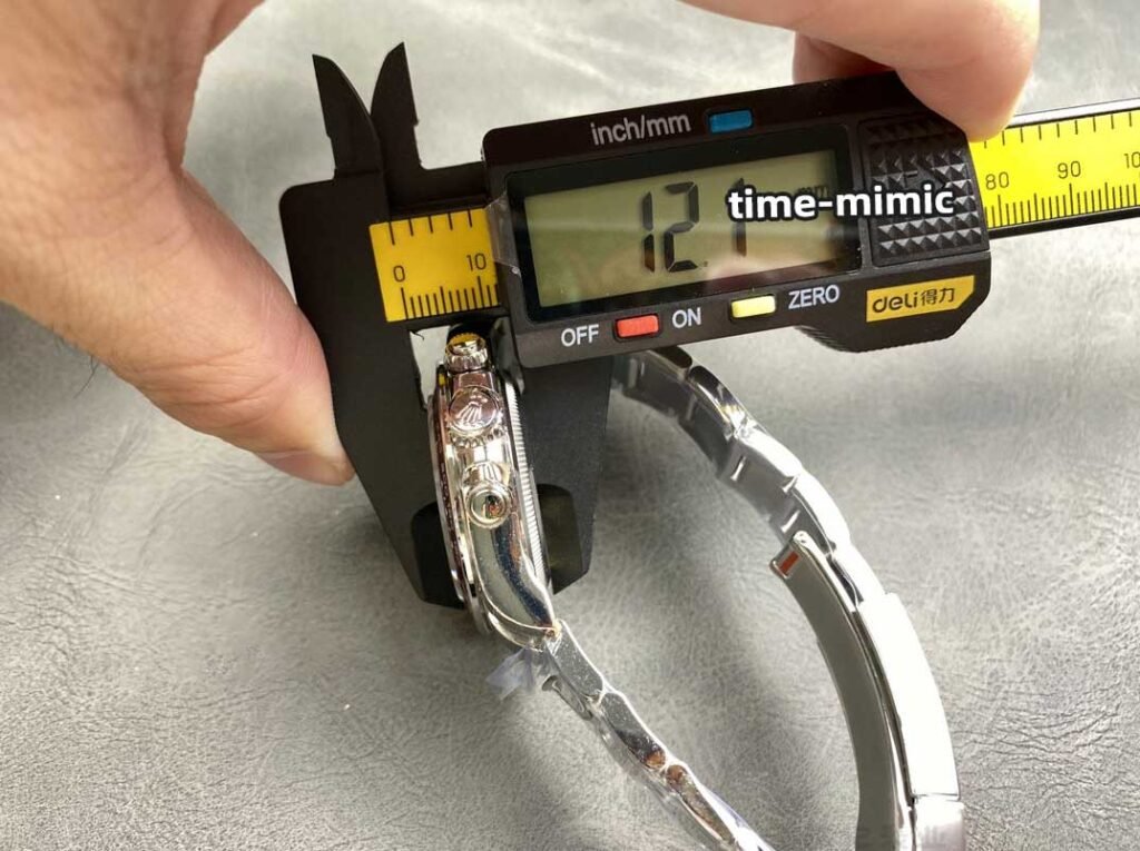 BT Factory Dandong 4131 movement Ice Blue Daytona m126506 Replica Watch:Case Thickness