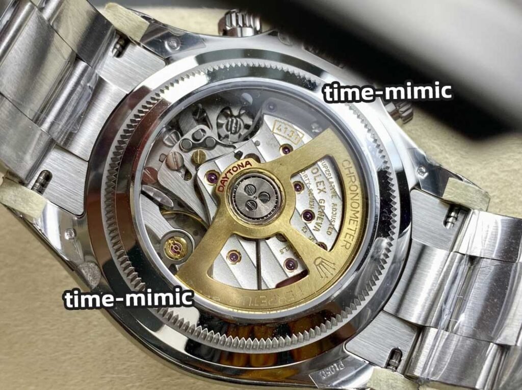 BT Factory Dandong 4131 movement Ice Blue Daytona m126506 Replica Watch:Exhibition Caseback And Movement