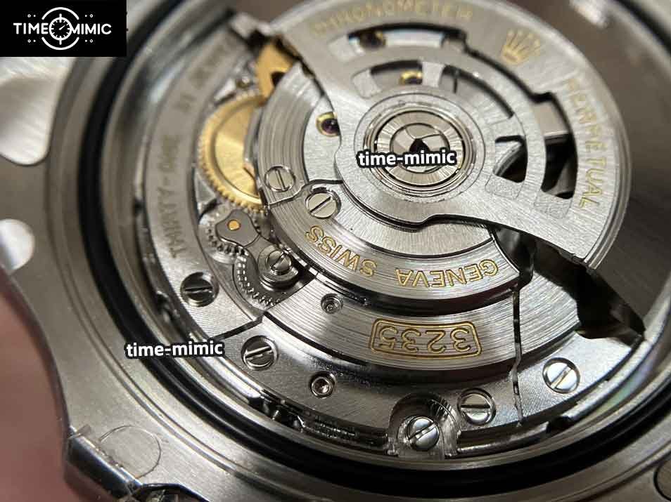 Clean Factory Rolex Yacht-Master 126622 (Shanghai 3235 Upgrade) vs. Genuine: Movement Comparison