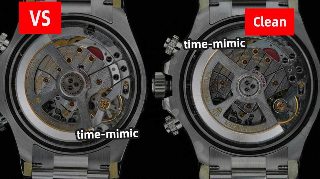 Rolex Daytona M126500LN VS Factory (Dandong 4131)vs. CLEAN Factory (Shanghai 4131):Movement comparison