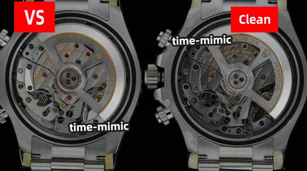 Rolex Daytona M126500LN VS Factory (Dandong 4131)vs. CLEAN Factory (Shanghai 4131):Movement comparison