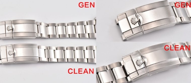 Clean Factory Rolex Yacht-Master 126622 (Shanghai 3235 Upgrade) vs. Genuine: Strap Comparison
