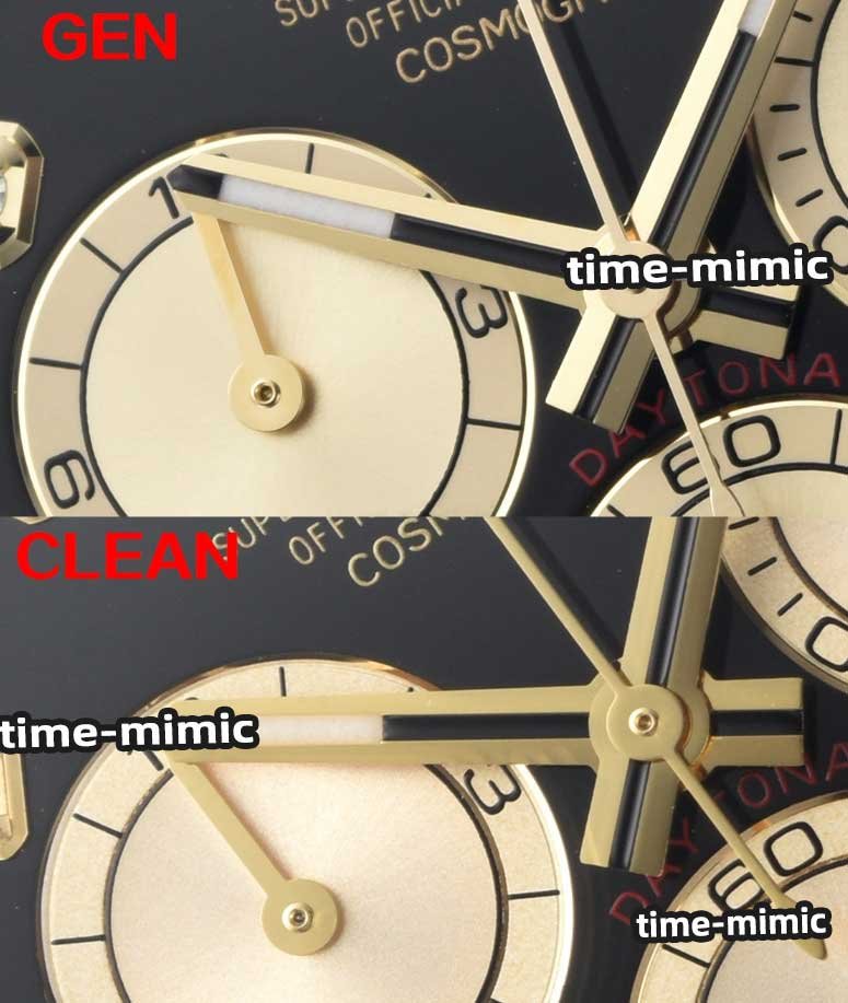 Genuine vs Replica: Clean Factory Rolex Daytona 126503 Two-Tone Diamond Markers 4131 Sub-dials Comparison