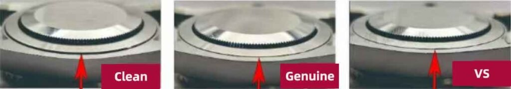 VS Factory Pepsi V3 vs Genuine & Clean Factory Watch bottom cover comparison