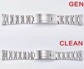 Replica Watch Clean Factory Rolex Submariner 126610LV-0002 Super Clone vs Original - Bracelet Front Comparison