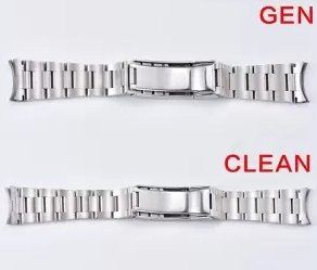 Replica Watch Clean Factory Rolex Submariner 126610LV-0002 Super Clone vs Original - Bracelet Back Comparison