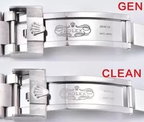Replica Watch Clean Factory Rolex Submariner 126610LV-0002 Super Clone vs Original - Bracelet Engraving Comparison