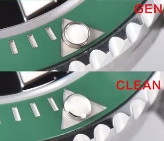 Replica Watch Clean Factory Rolex Submariner 126610LV-0002 Super Clone vs Original - Ceramic Bezel Comparison