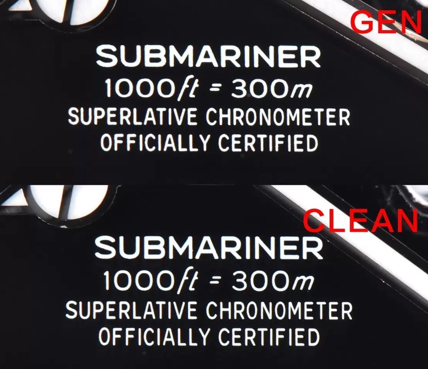 Replica Watch Clean Factory Rolex Submariner 126610LV-0002 Super Clone vs Original - Dial font comparison